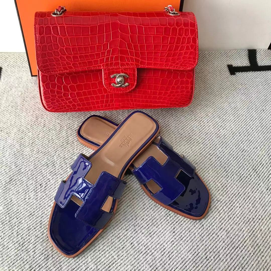 에르메스 올수공 오란 슬리퍼 샌들 페이던트 18